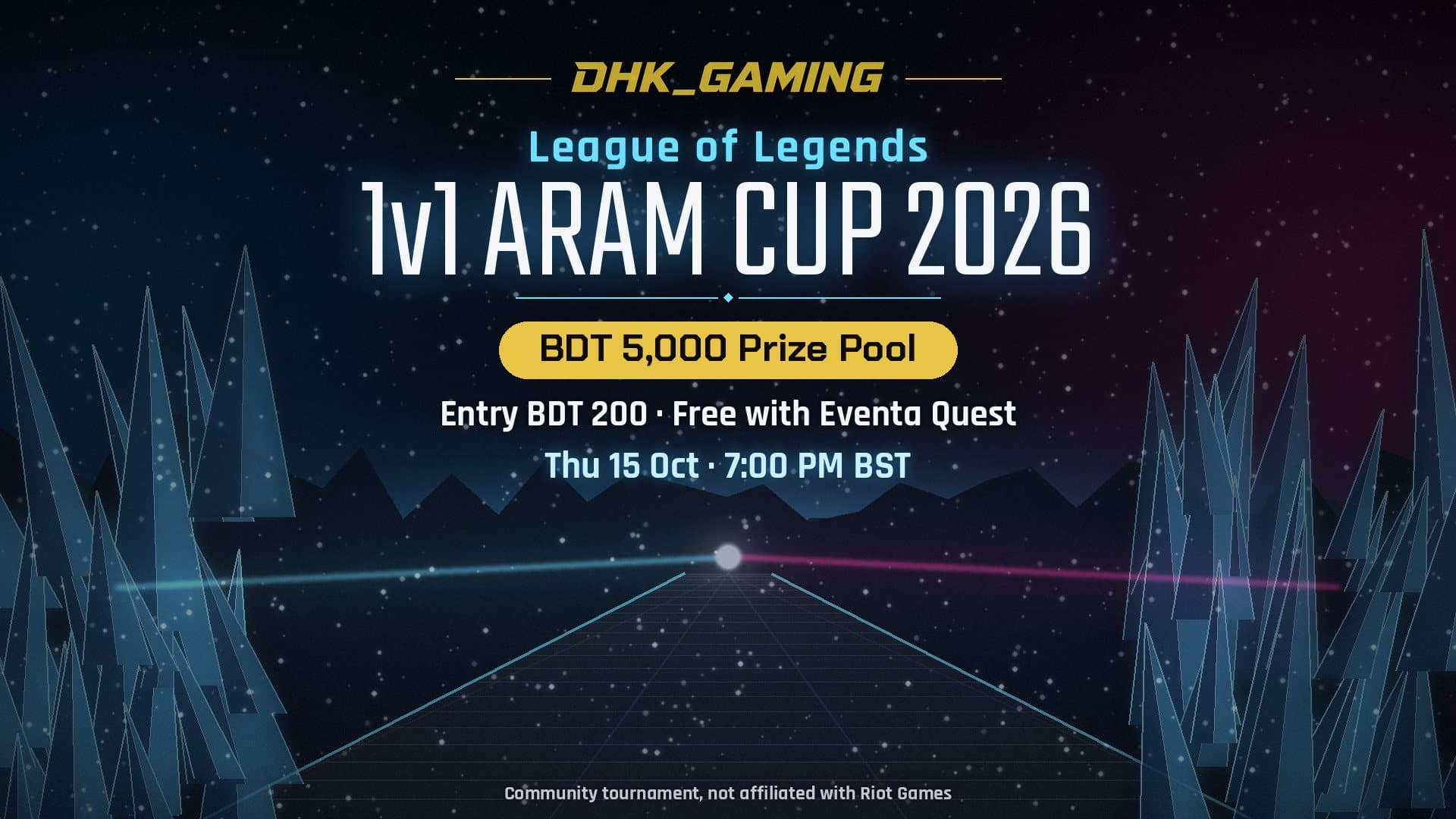 League of Legends 1v1 Aram CUP cover art